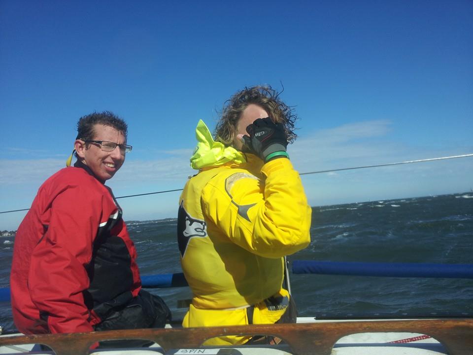 Chase and Henley sailing at the Stormy Trysail Regatta in New York